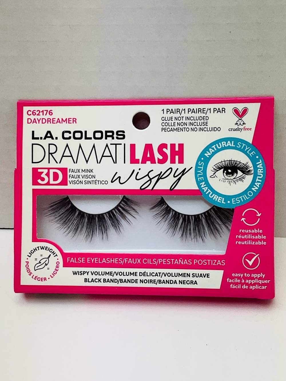 🌼4/$10🌼 NEW L.A. COLORS DramatiLash 3D Wispy False Eyelashes - Black